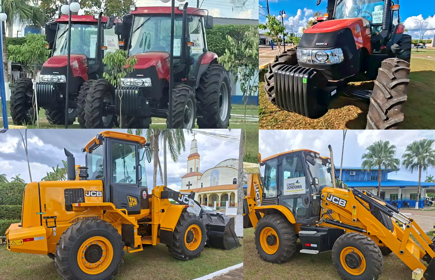 Prefeitura recebe novos maquinários para reforçar setor agrícola e infraestrutura